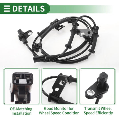 ABS Wheel Speed Sensor No. 598103X310 for Hyundai Elantra (2011–2016)