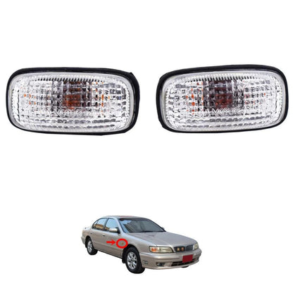 Pair Side Marker Light Fits Nissan Cefiro Maxima 30J Infinity A32 1994-1998 D10