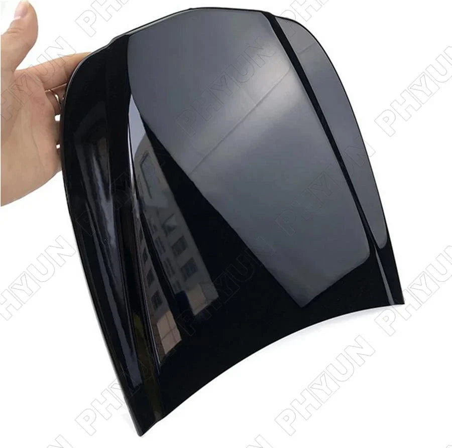 Black Metal Vinyl Wrap for Mini Car Hood 10.2"x11.8" (All Years)