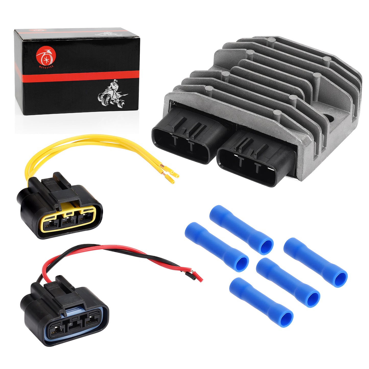 Voltage Regulator with Plug for Yamaha V Star 950 1300 (2009–2017)