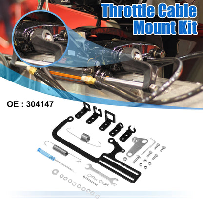 Throttle Carburetor Cable Mount Bracket Kit for GM 700R4 (304147)
