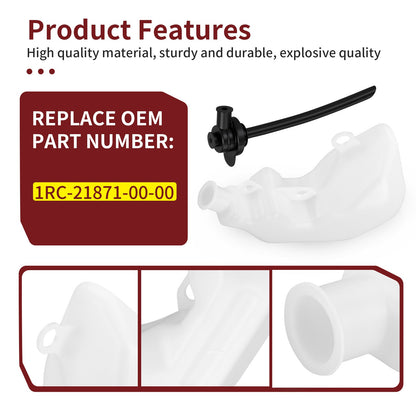 Coolant Water Tank Reservoir for Yamaha MT-09 (2018–2024) w/ Cover
