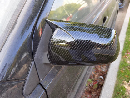 Ox Horn Rear View Mirror Cover for Mitsubishi Lancer EVO (2009–2016)