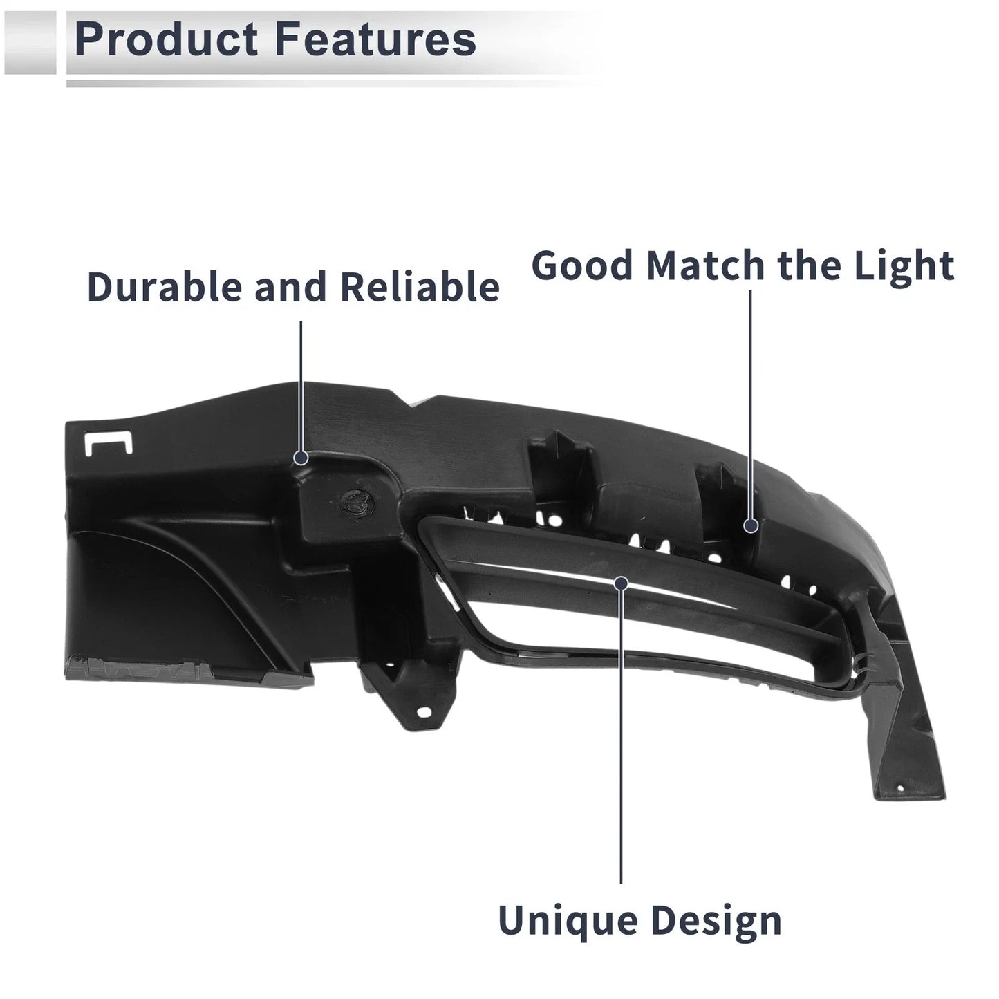 Front Right Fog Light Grill for Dodge Charger (2015-2016)