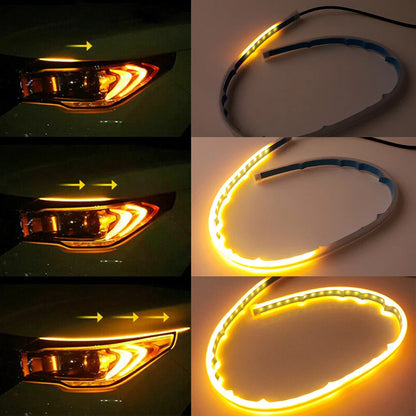 60cm  Sequential DRL LED Strip Signal Lights for Car