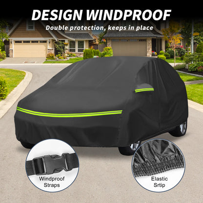 Waterproof 240D-PU Car Cover for Skoda Fabia (2014–2024)