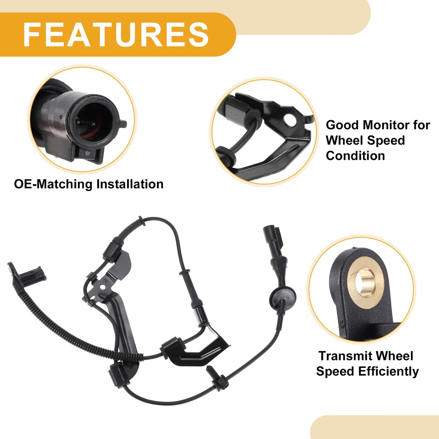 ABS Wheel Speed Sensor No. 9L8Z2C204A for Ford Escape (2001–2012)