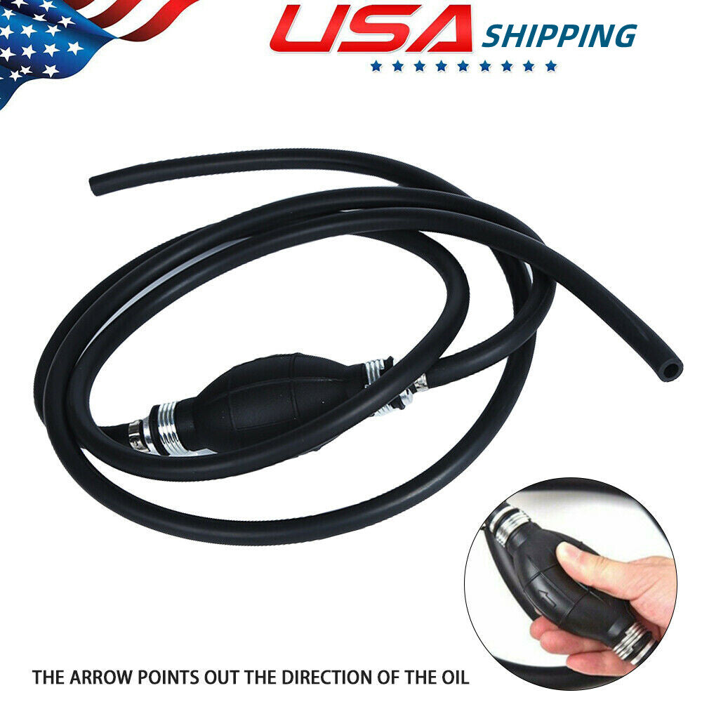 5/16" Fuel Gas Hose Line Assembly with Primer Bulb for Marine Outboard Motors