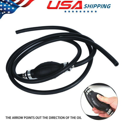 5/16" Fuel Gas Hose Line Assembly with Primer Bulb for Marine Outboard Motors