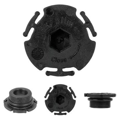 3 x Engine Oil Drain Plug ABS Black for BMW 320i 328i 528i (2012-2016)