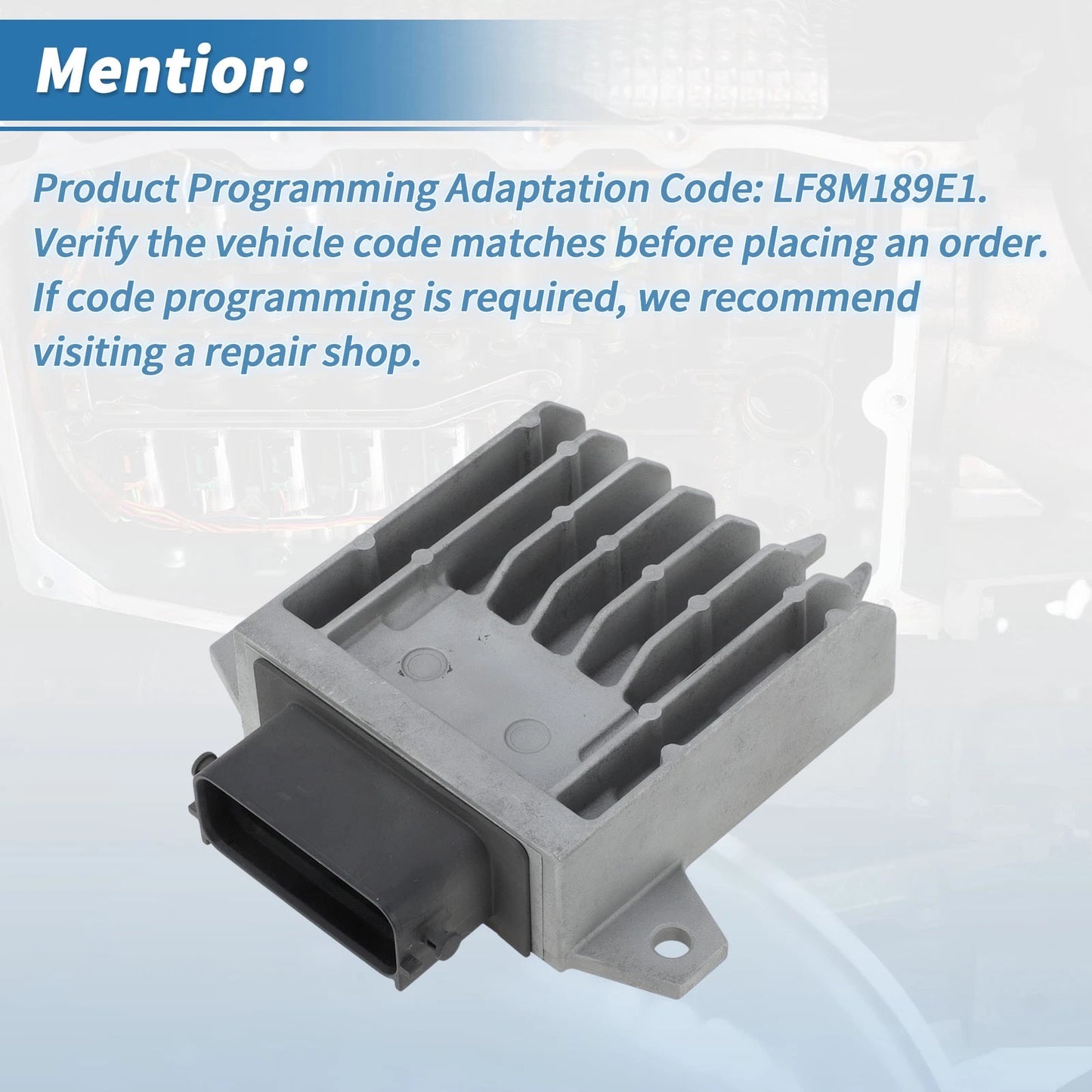 TCU TCM Transmission Control Module for Mazda 3  (2010–2013) LF8M-18-9E1A/LF8M189E1C