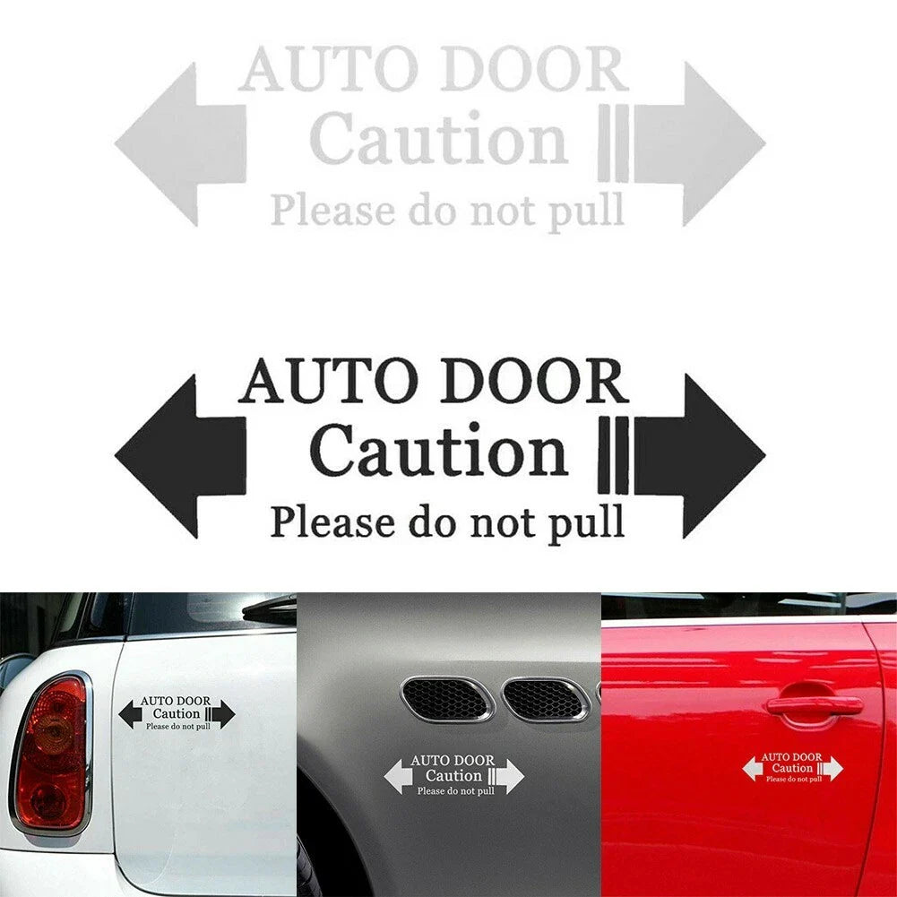 1 x Auto Door Caution Do Not Pull Decal Sticker for Car