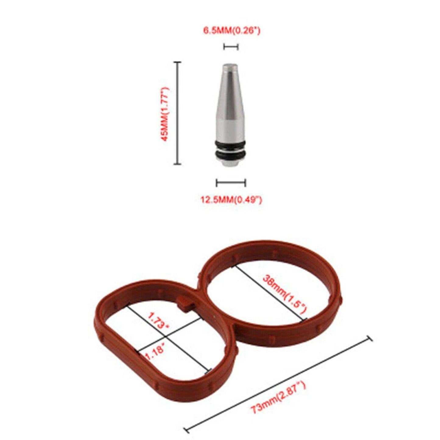 Swirl Flap Plug Blank Removal Kit + Gaskets for BMW N47 2.0D (2007–2015)