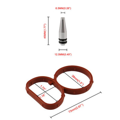 Swirl Flap Plug Blank Removal Kit + Gaskets for BMW N47 2.0D (2007–2015)