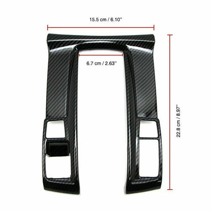 Carbon Fiber Console Shift Panel Cover for Honda Civic (2016–2020)