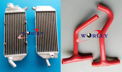Aluminum Radiator and Hoses for Husqvarna TC449 TE449 TE511 TXC449 TXC511 (2011–2013)