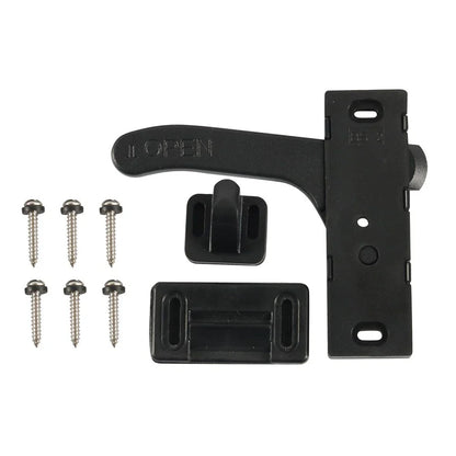Right Hand RV Screen Door Latch Handle for Camper - Black Universal