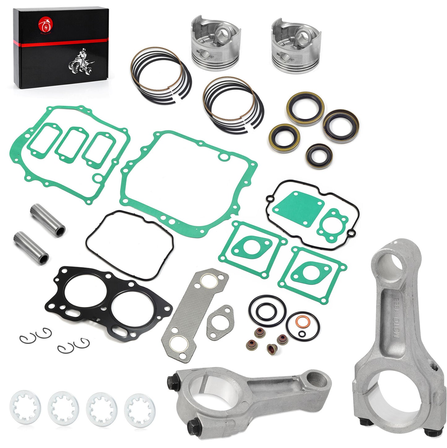 Piston and Ring Gasket Kit for EZGO Golf Cart 295cc (1991–2008)