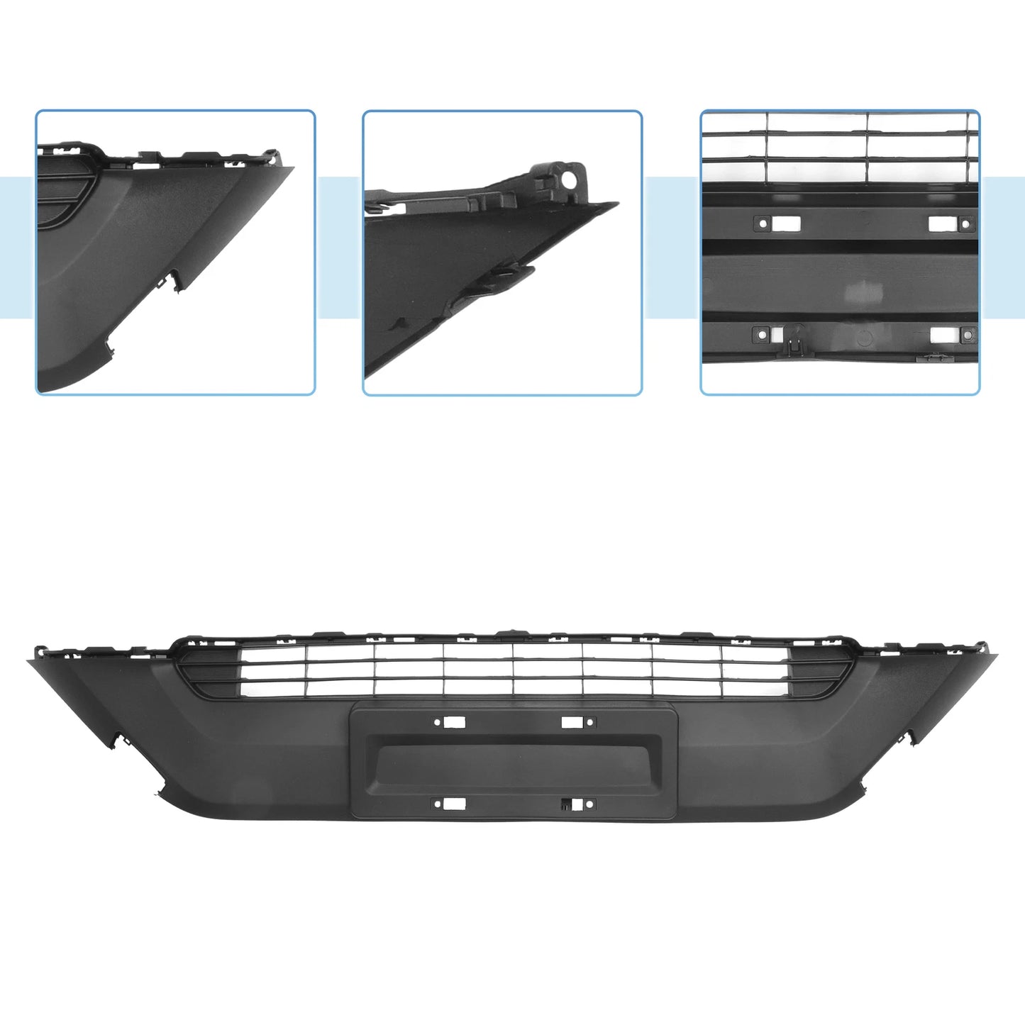 Front Hood Bumper Grille for Toyota RAV4 (2019–2022) No.531130R090 Black