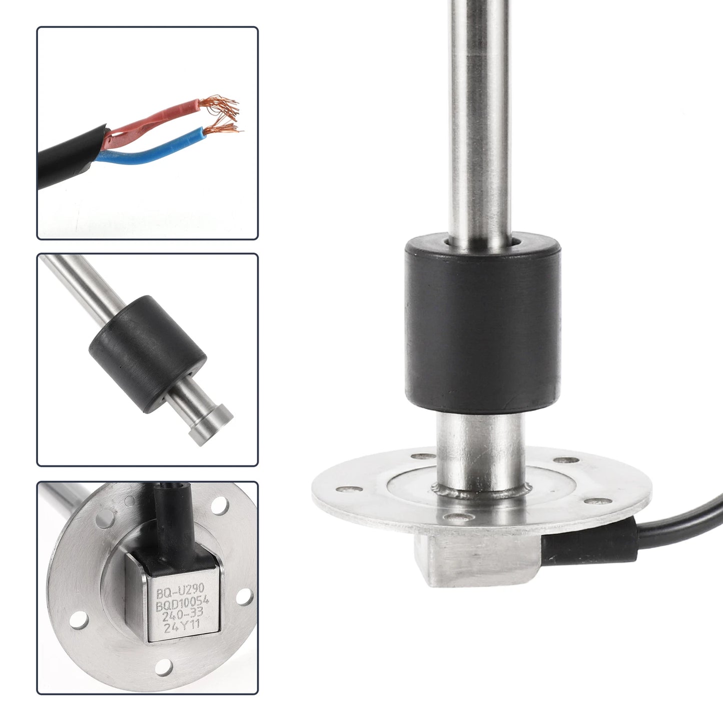 Fuel Sending Unit and Gauge Kit 240-33 Ohm for Boat Car Truck (Universal)