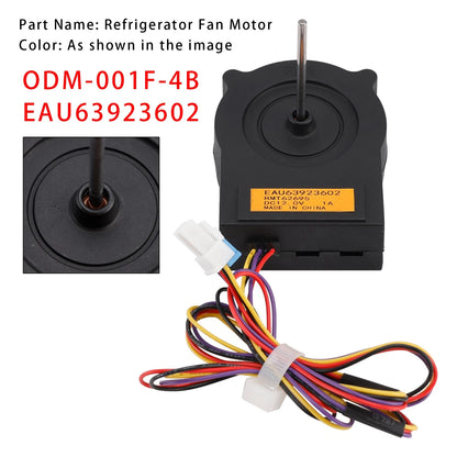 Condenser Fan Motor EAU63923602 for LG Refrigerator (DC 12V)
