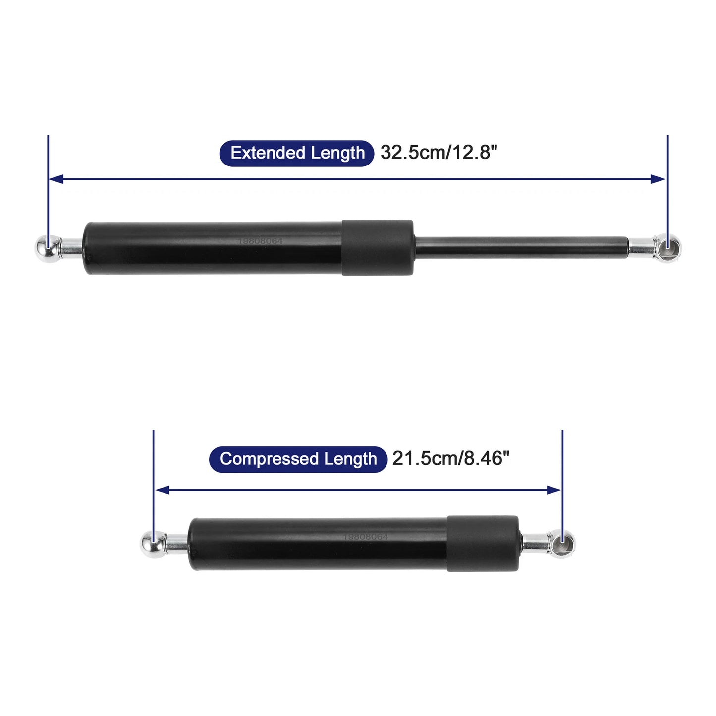 2 Pcs Rear Hatch Lift Support Struts No. 0019808064 for Mercedes-Benz E-Class