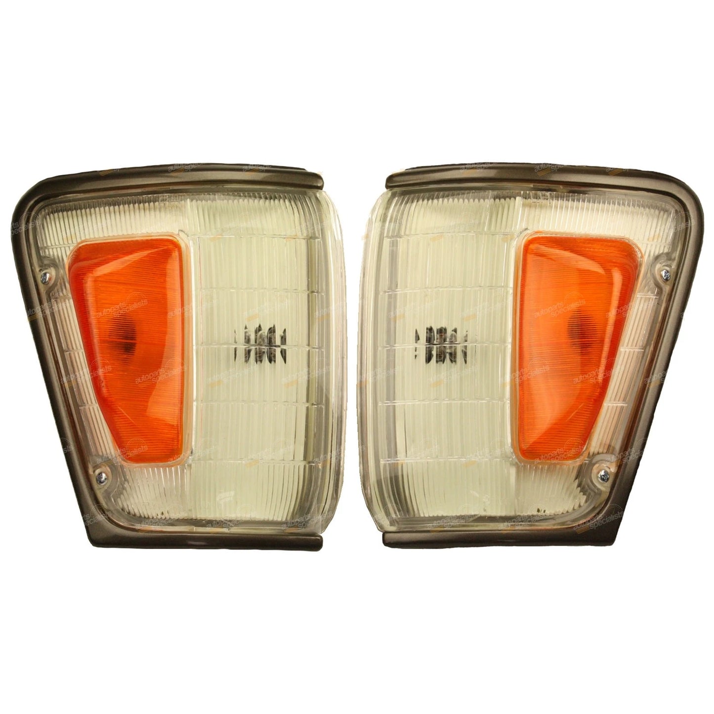 2X Grey Trim Corner Indicator Park Lights for Toyota Hilux 1988–1991