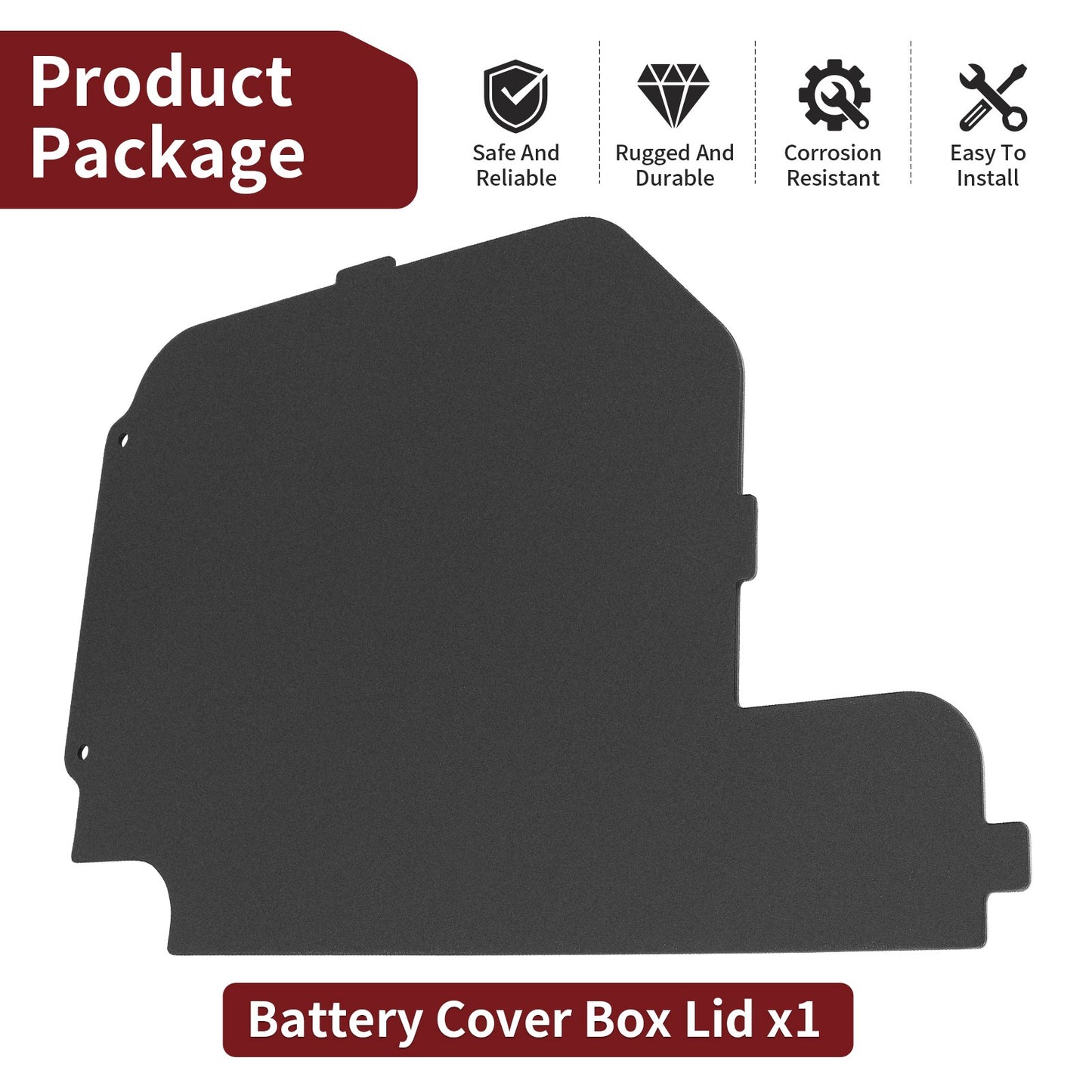 Battery Cover Box Lid for Yamaha Rhino 660 450 (2004–2009)