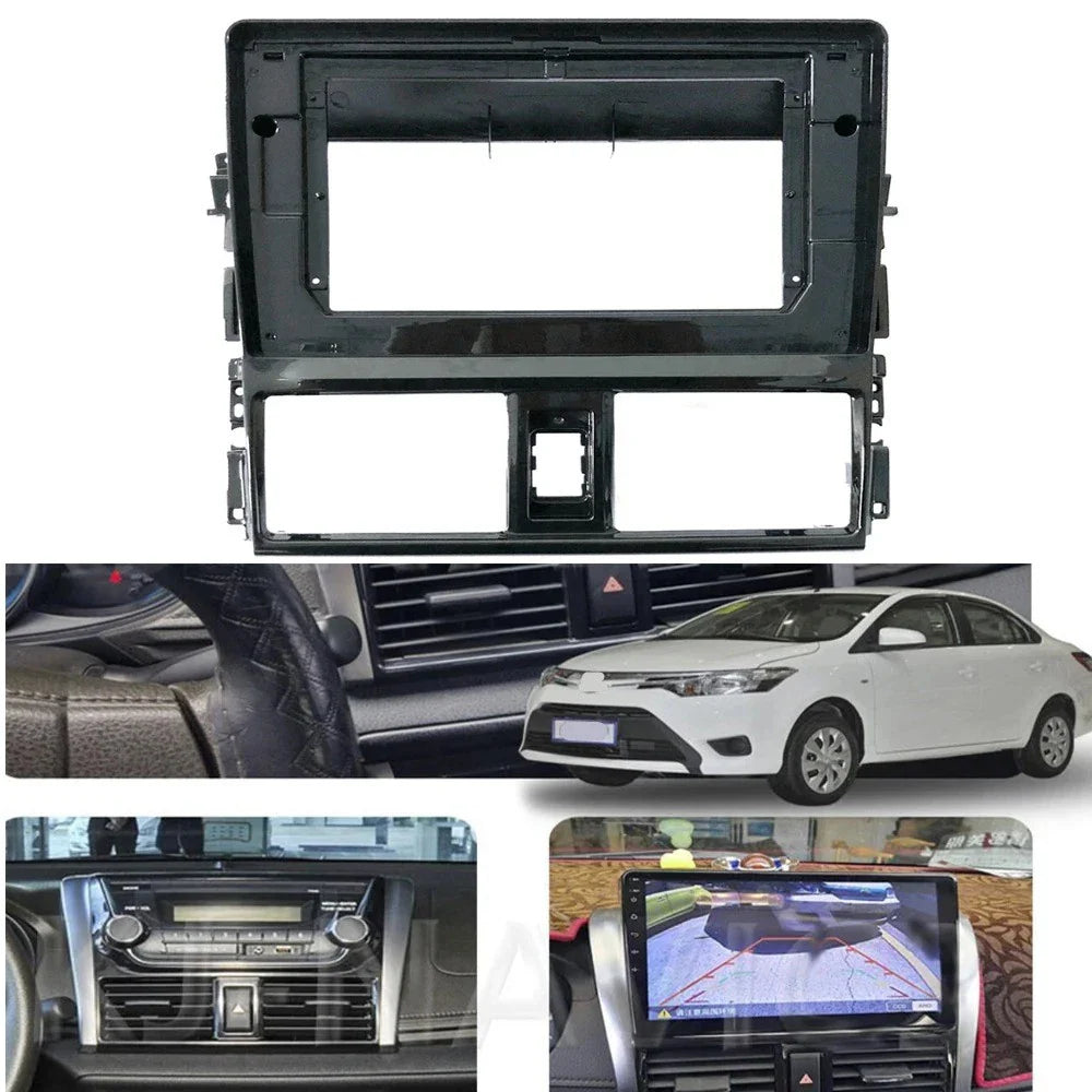 10.1 Inch DVD Frame Trim Facia Panel for 13-17 Toyota VIOS Yaris