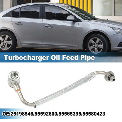 Turbocharger Oil Feed Pipe for Chevy Cruze Sonic Trax 1.4L (2011-2019)