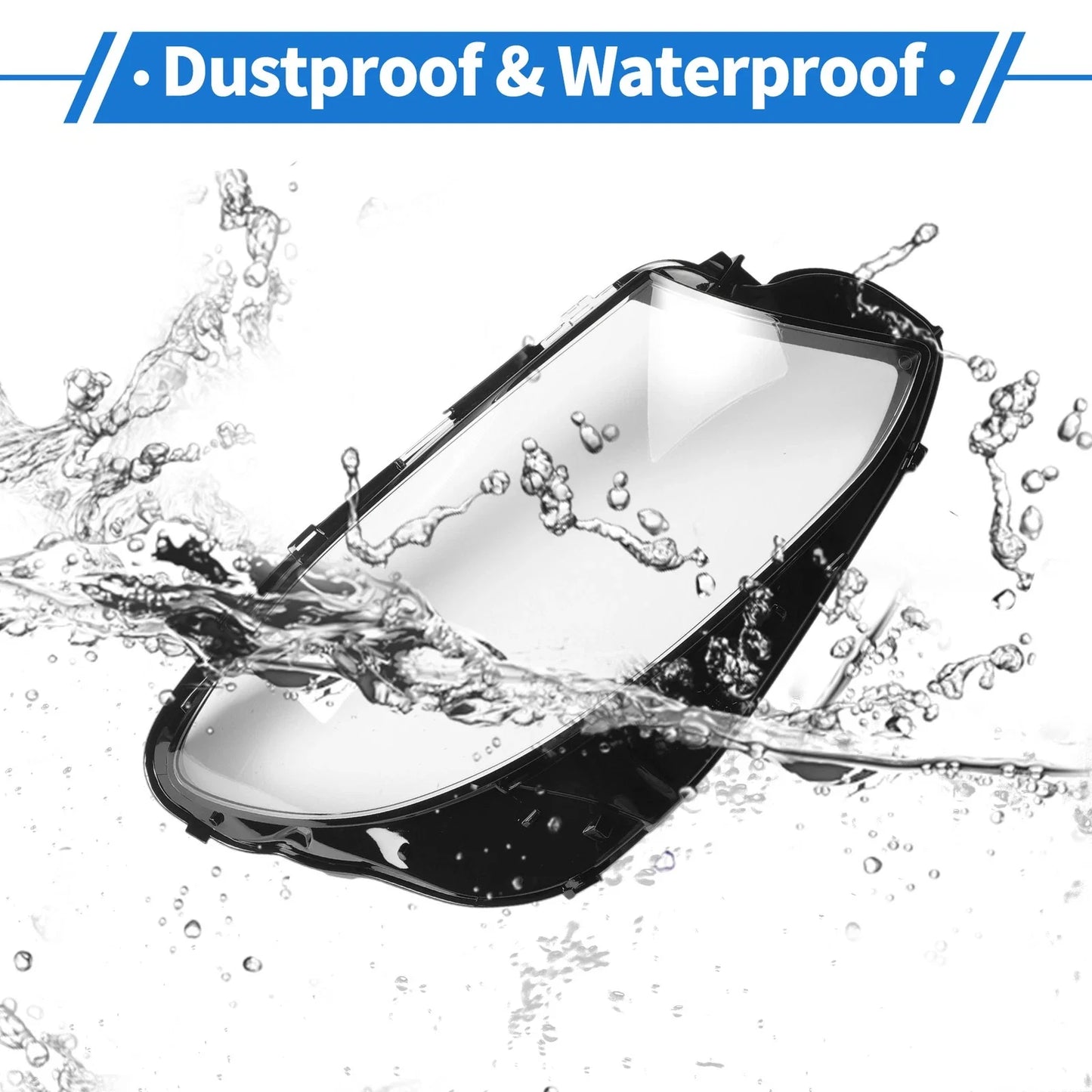 Car Front Right Headlight Lens Cover for Mercedes-Benz E-Class (2016-2021)