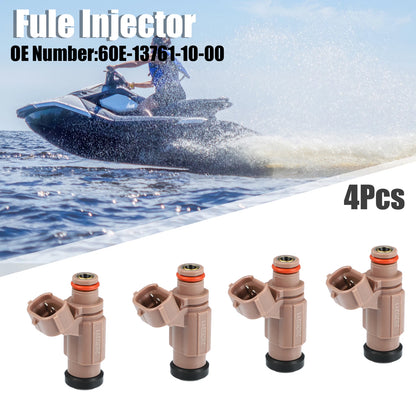 4X Fuel Injector 60E-13761-10-00 for Yamaha AR230 SX230 (2005–2009)