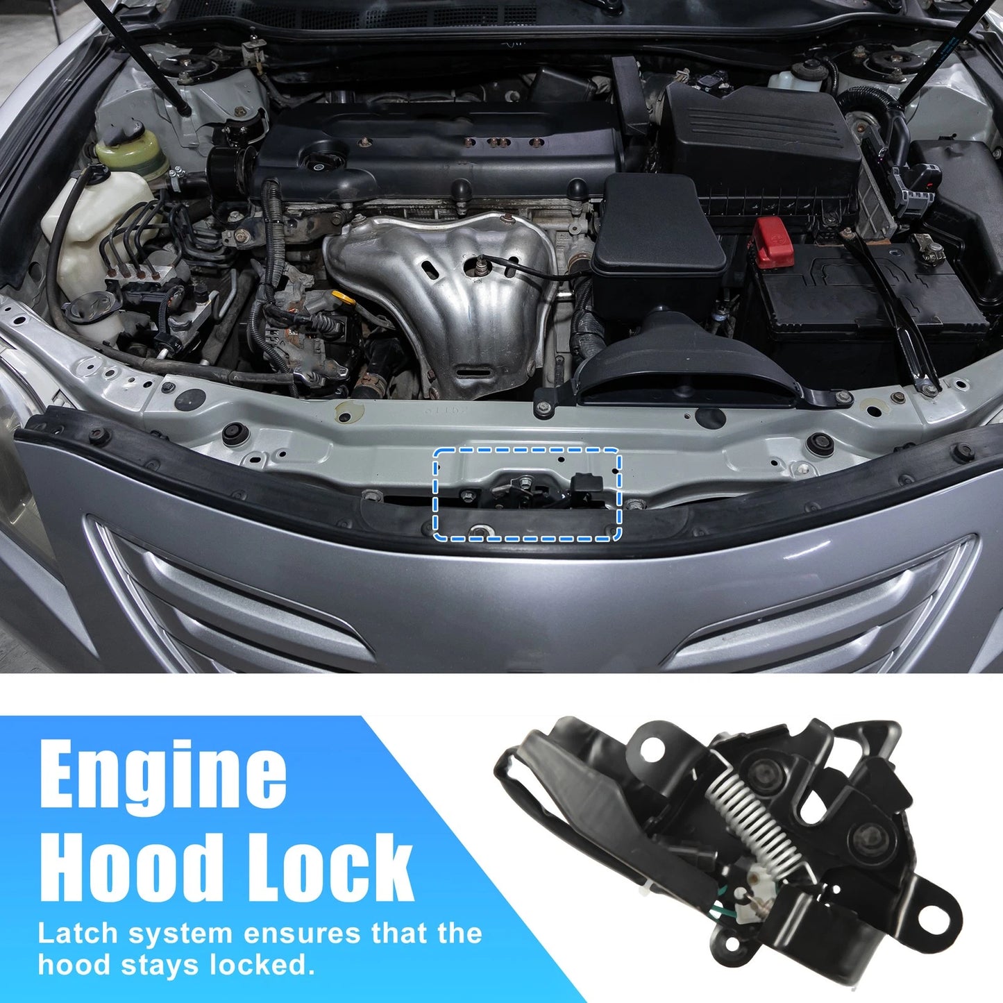 Hood Latch Lock for Toyota Camry (2012–2014) TO1234156 5351006190
