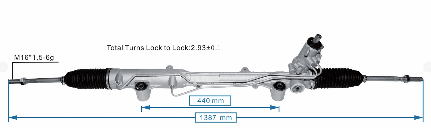 Power Steering Rack for Volkswagen Amarok (2010–2023)