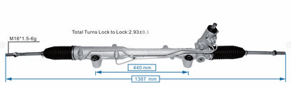 Power Steering Rack for Volkswagen Amarok (2010–2023)