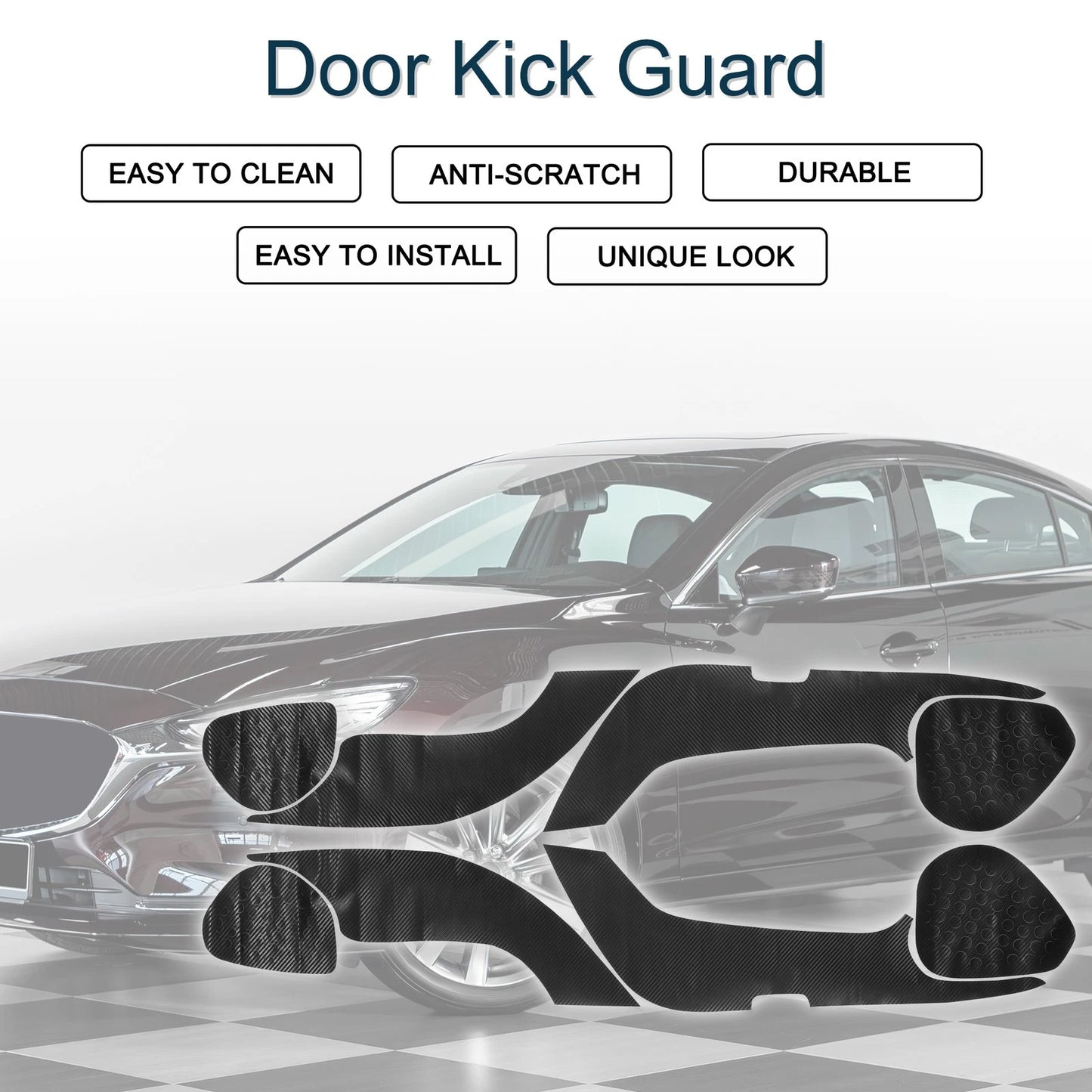 Set of 1 Door Kick Guard for Mazda Atenza (2017–2019) Front Rear