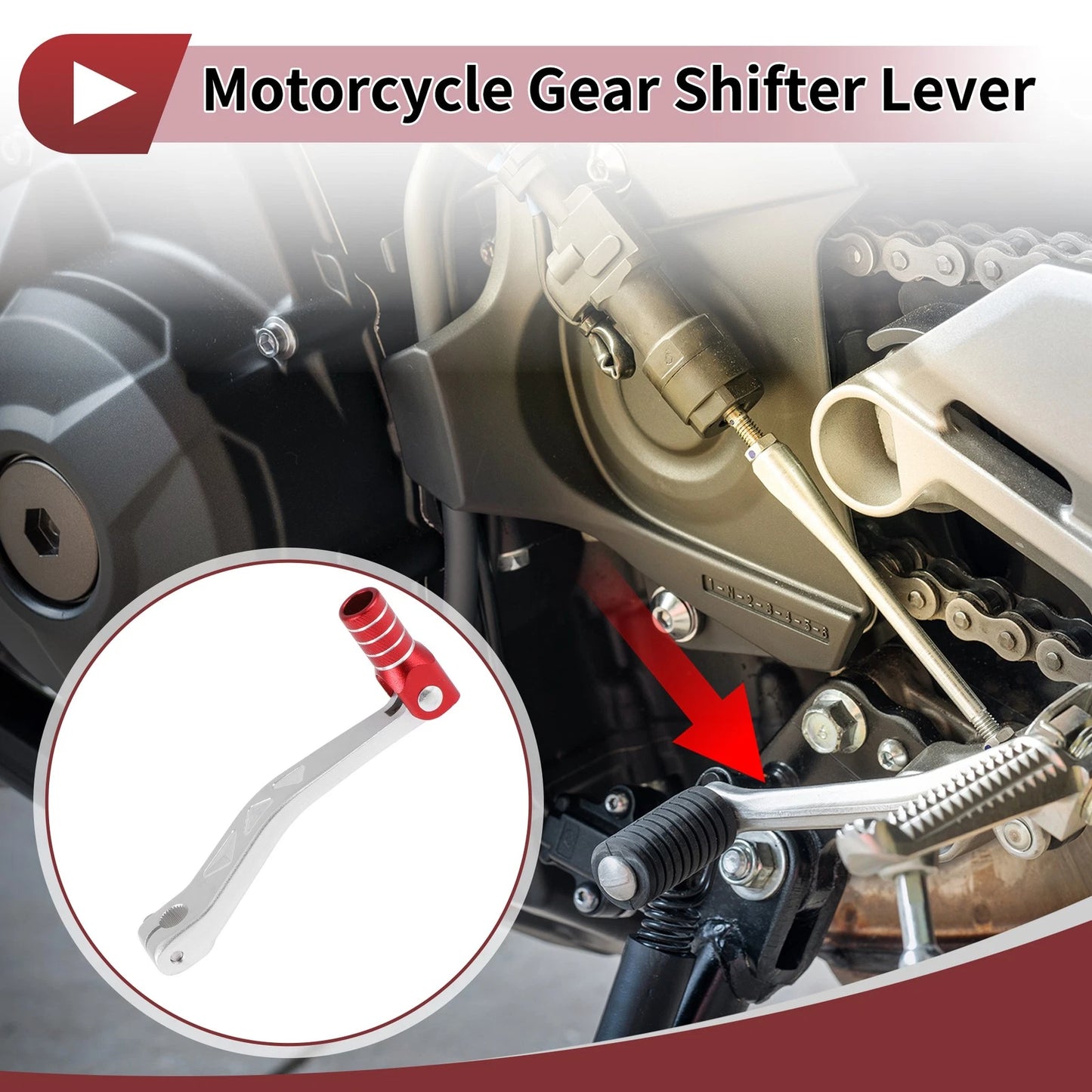Folding Gear Shifter Levers for Yamaha TTR 50cc (2006–2023)