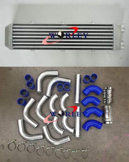 Turbo Intercooler Kit for Universal Vehicles (2" 550x140x80mm)