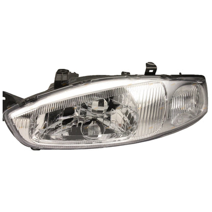 Set of 2 Chrome Headlights for Mitsubishi CE Lancer Mirage (1998–2004)