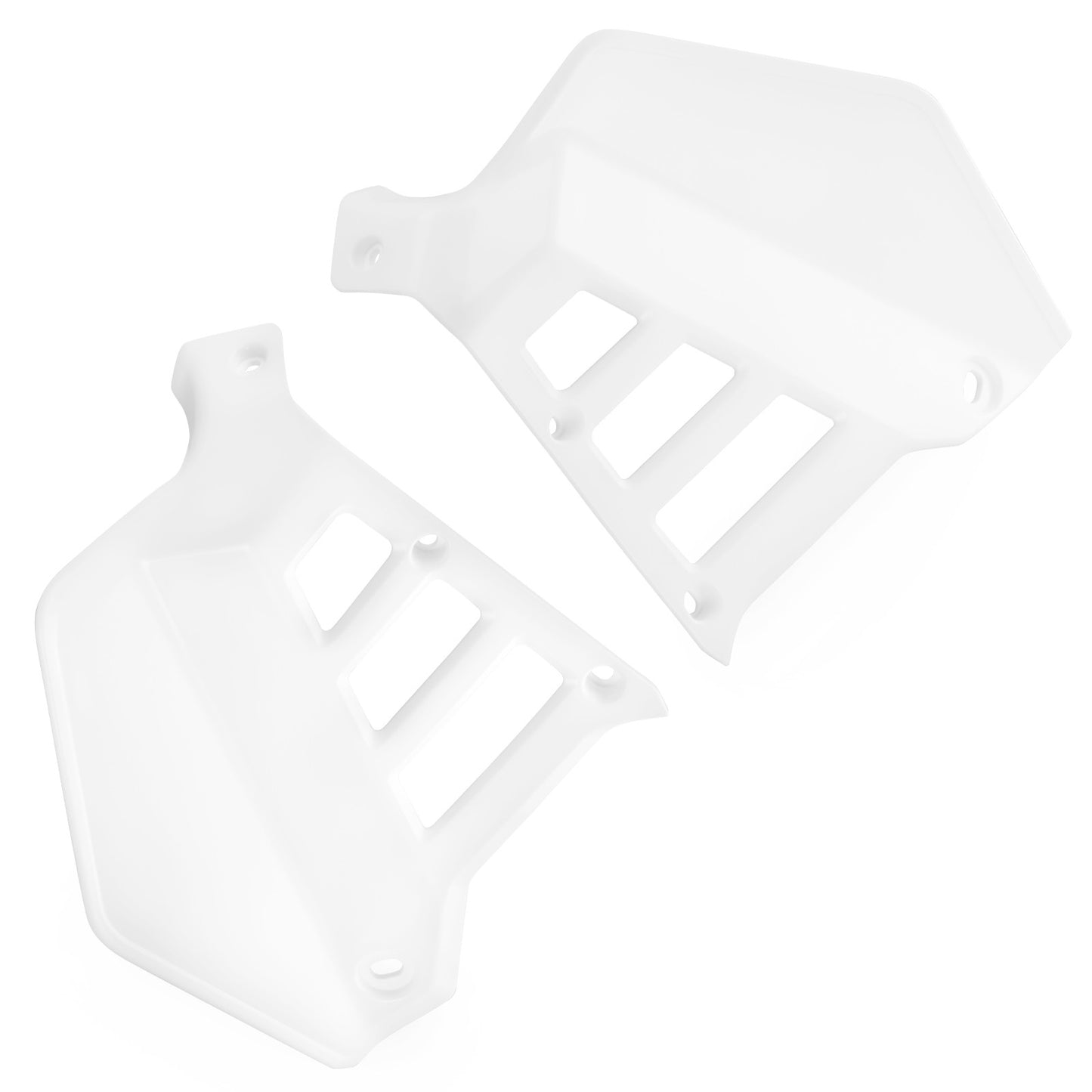 Radiator Shrouds for Honda ATC250R (1985–1986) - White Left + Right