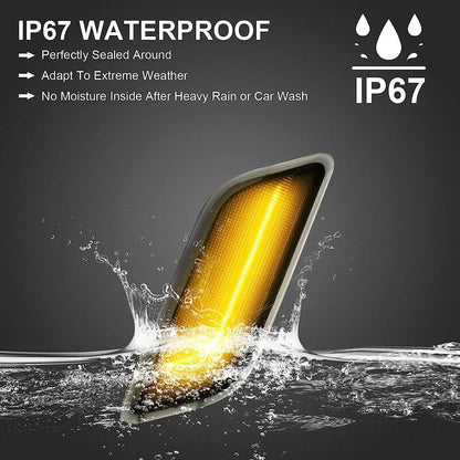 Amber LED Side Marker Light / Pair / for Mercedes E-Class W207/C207 (2010–2013)