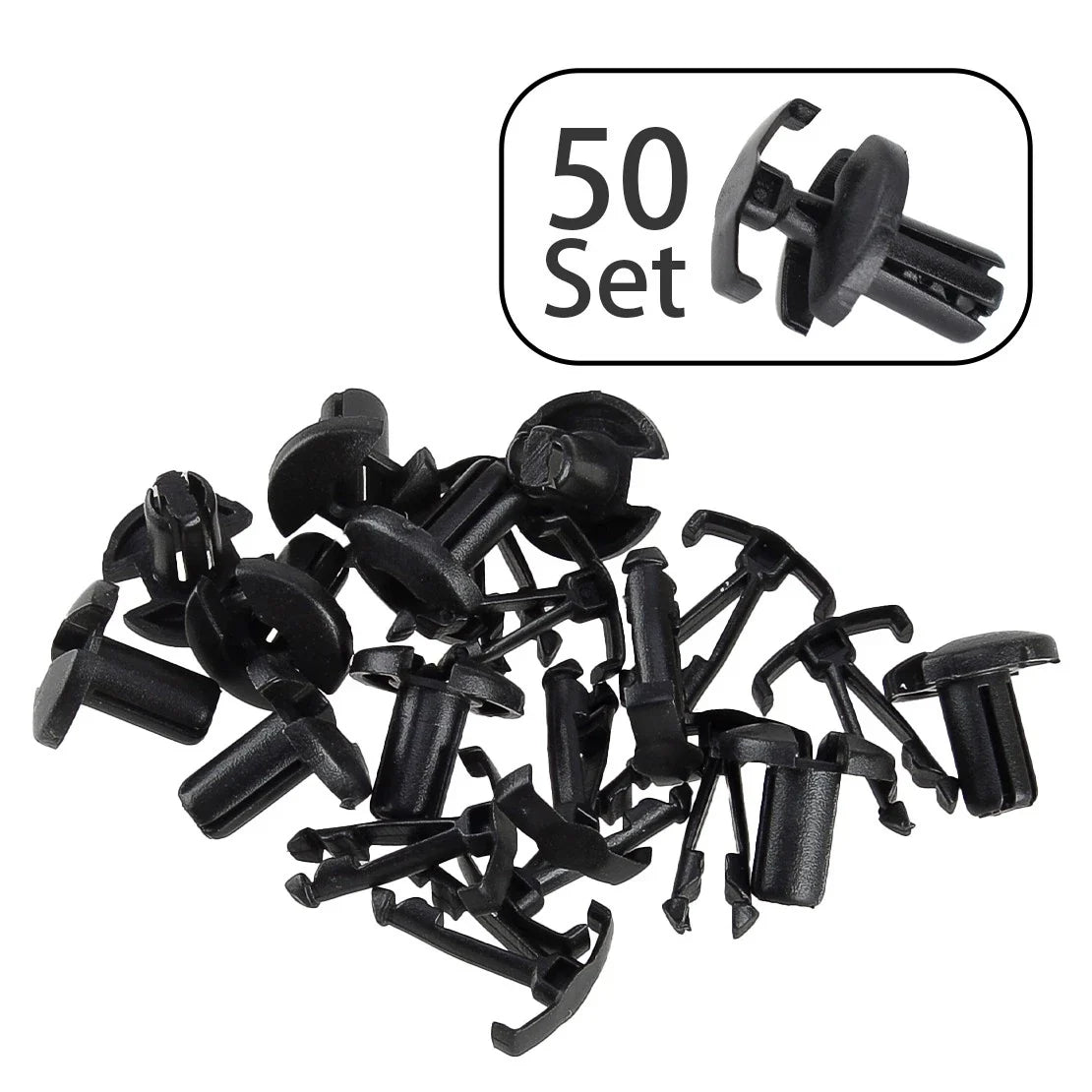 50 x Bolt Fastener Clip Rivets for Honda Motorcycle (Fits 90683-GAZ-003)