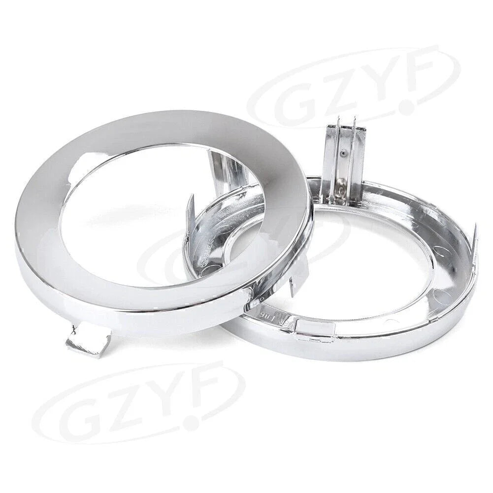 Front Fog Light Lamp Cover Trim Ring for Subaru Forester (2009-2013) Chrome