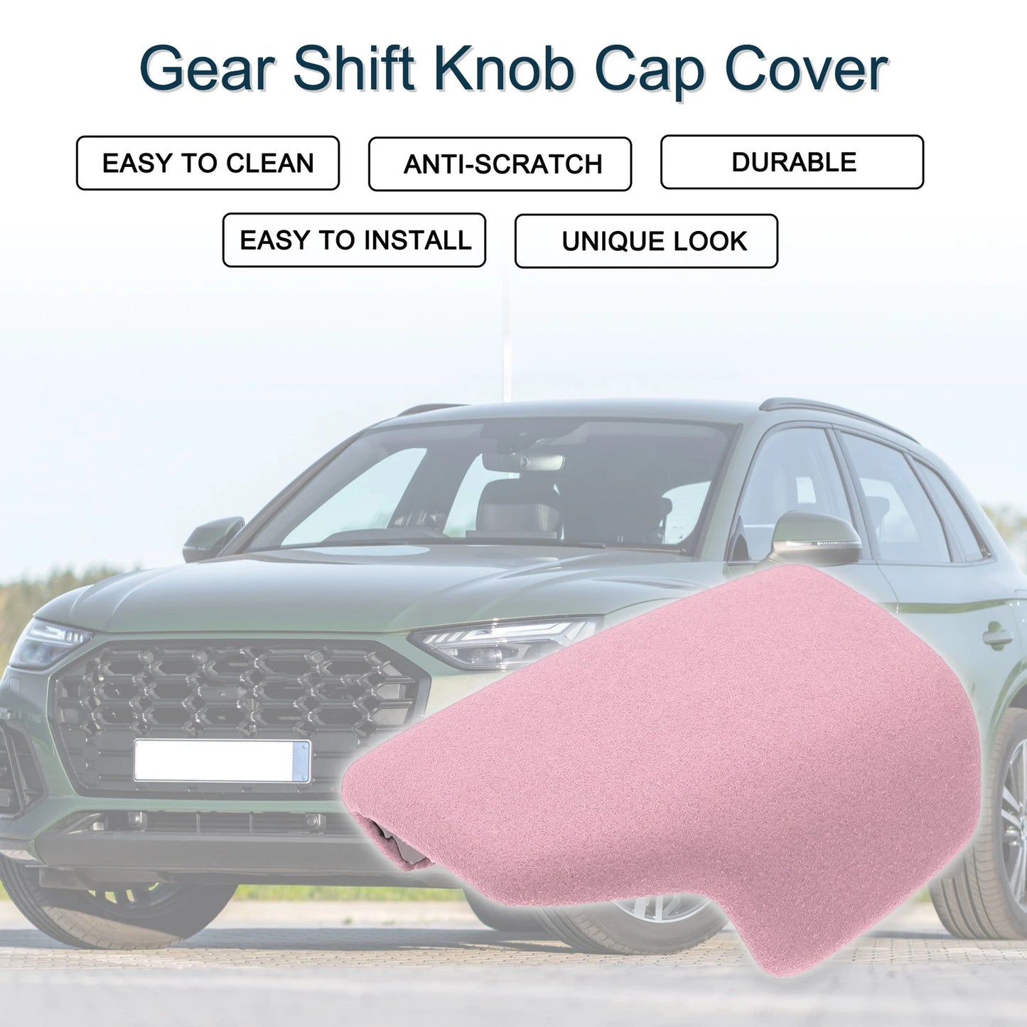 Gear Shift Knob Cap Cover for Audi A4 B9 A5 Q5 Q5L A6 Q7 S4 S5 (2016–2023)