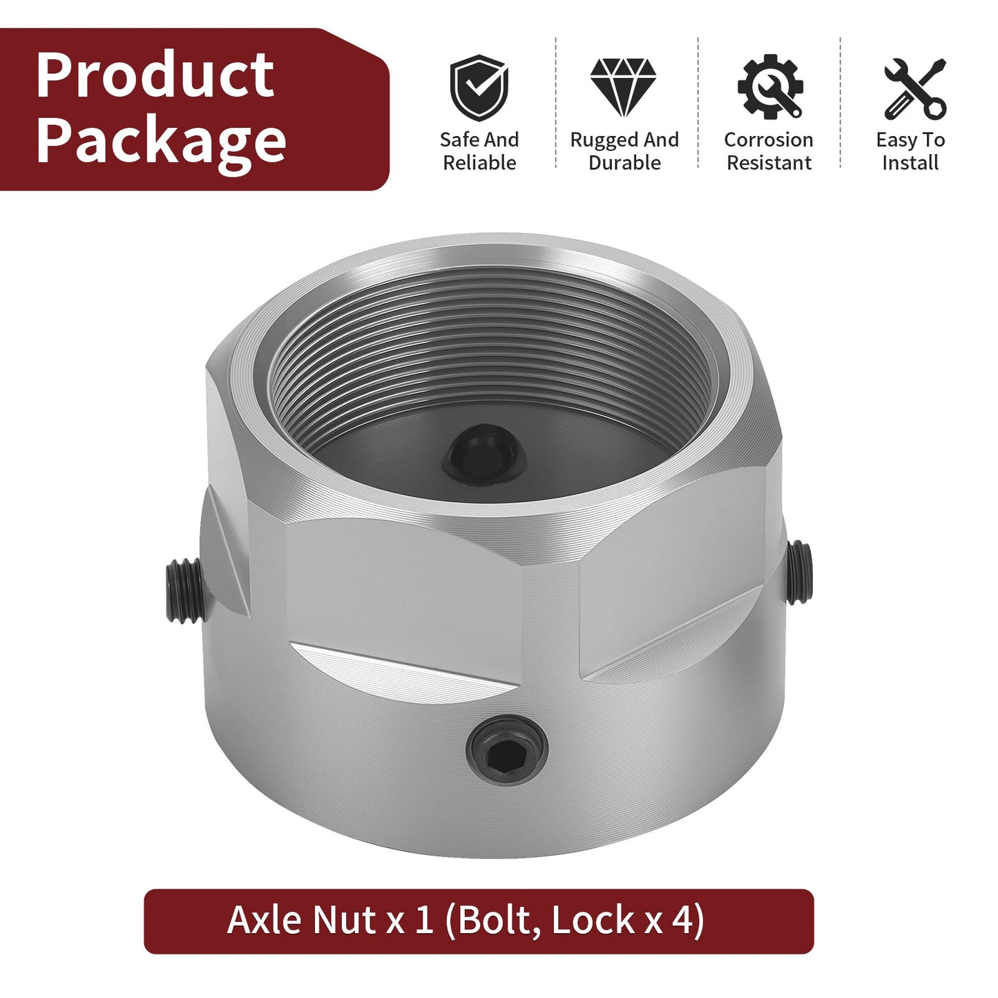 Rear Axle Lock Nut for Yamaha YFZ450X/YFZ450R (2009–2024)