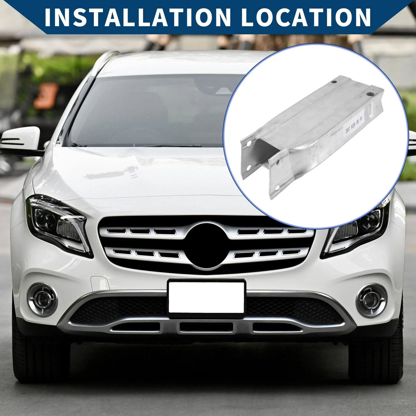 Front Right Bumper Retainer Bracket for Mercedes Benz E350 (2009-2016)