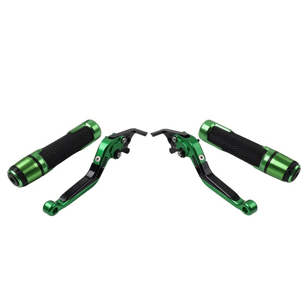 Folding Extendable Brake Clutch Levers & Handlebar Grips for Suzuki GSXR150