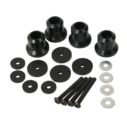 Black 5/8" Luggage Trunk Rack Risers for Honda Goldwing GL 1800 (2001-2017)
