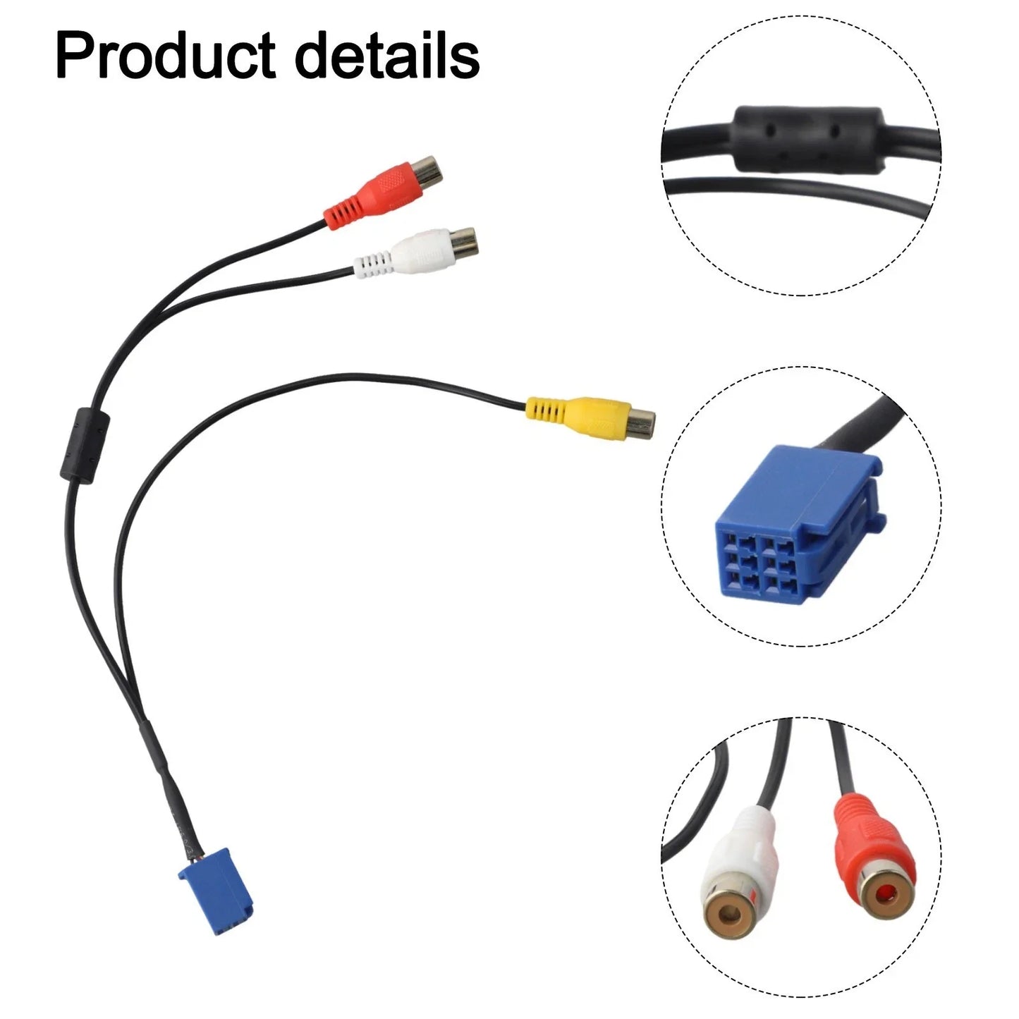 Cable Connector 6-Pin Radio for Toyota with Easy Setup
