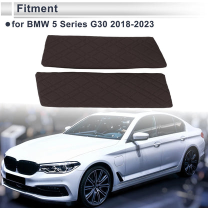 Center Console Cover for BMW 5 Series G30 (2018–2023) Dark Brown Set of 1